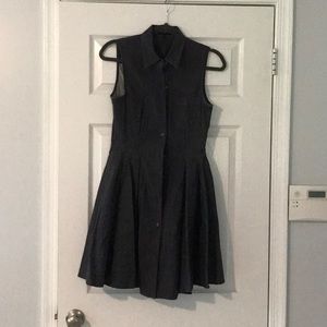Theory button up shirt dress